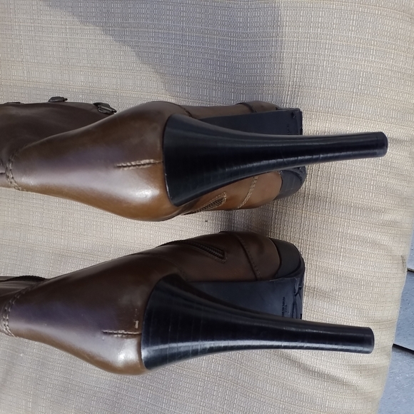 Stuart Weitzman Over The Knee Stiletto Lace-up Boots Size 7.5 - Picture 2 of 8